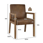 Mid-century Accent Chair Reading Armchair with Rubberwood Frame for Living Room, Bedroom