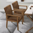 Mid-century Accent Chair Reading Armchair with Rubberwood Frame for Living Room, Bedroom