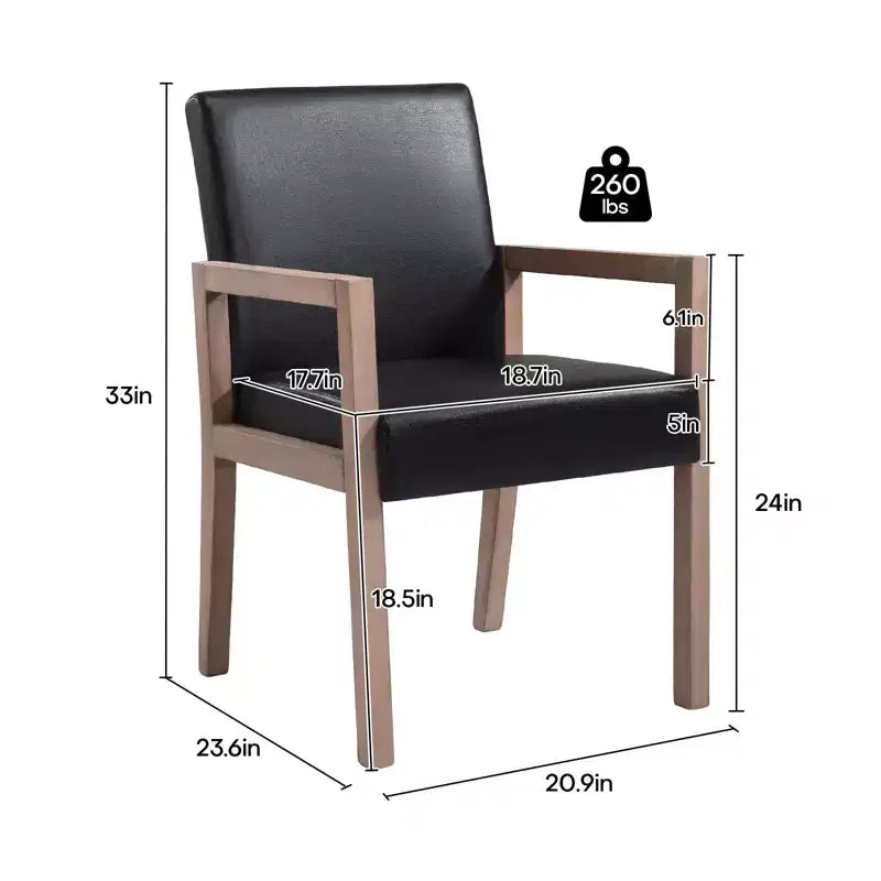 Mid-century Accent Chair Reading Armchair with Rubberwood Frame for Living Room, Bedroom