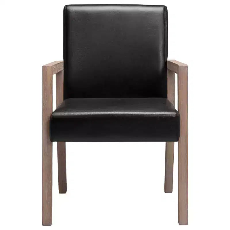 Mid-century Accent Chair Reading Armchair with Rubberwood Frame for Living Room, Bedroom