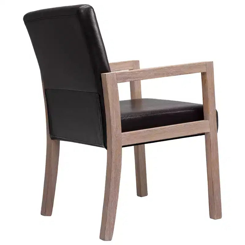 Mid-century Accent Chair Reading Armchair with Rubberwood Frame for Living Room, Bedroom