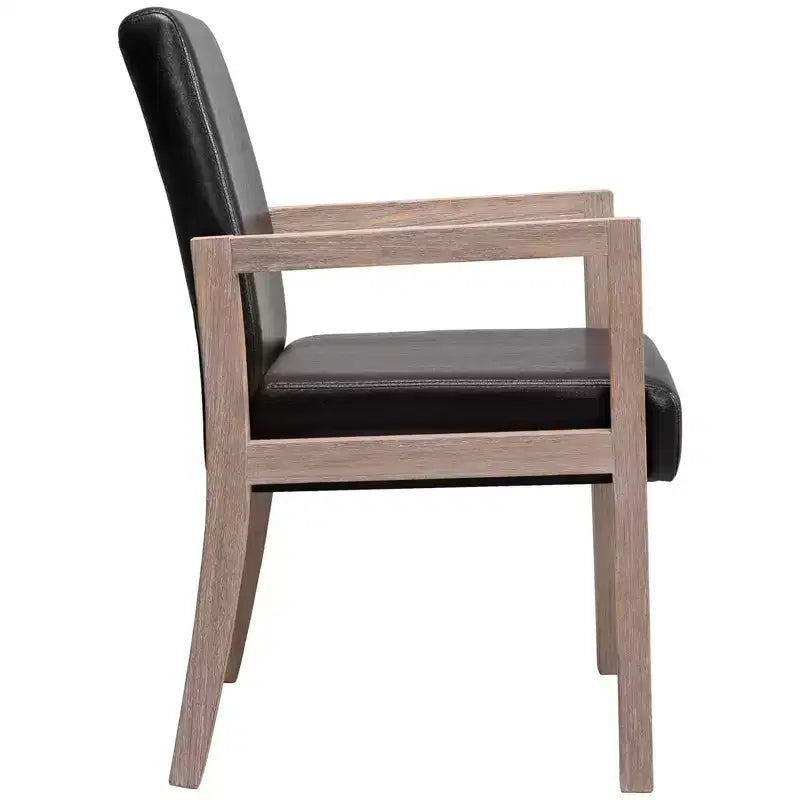 Mid-century Accent Chair Reading Armchair with Rubberwood Frame for Living Room, Bedroom