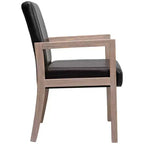 Mid-century Accent Chair Reading Armchair with Rubberwood Frame for Living Room, Bedroom