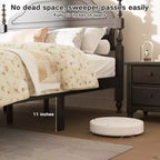 Solid Bed Frame, Queen Bed Frame, Wooden Platform Bed Frame with Headboard & 12 Under Storage
