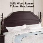Solid Bed Frame, Queen Bed Frame, Wooden Platform Bed Frame with Headboard & 12 Under Storage