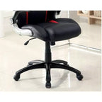 Adjustable Ergonomics Gaming Chair 360 Swivel Chair with Wheels,Black/Red Computer Chair for Office&Home,Versatile Leisure Chair