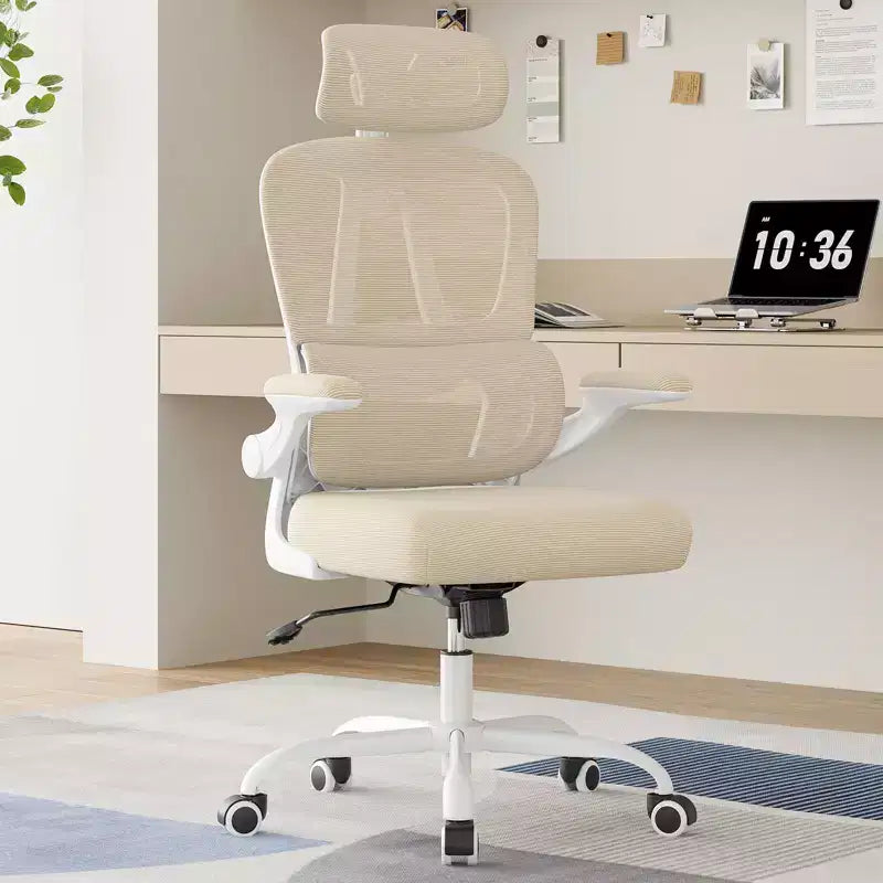 Ergonomic Mesh Office Chair with Adjustable Lumbar Support,Headrest & Flip-Up Armrests,Home Office Desk Chair for Study,Gaming Room