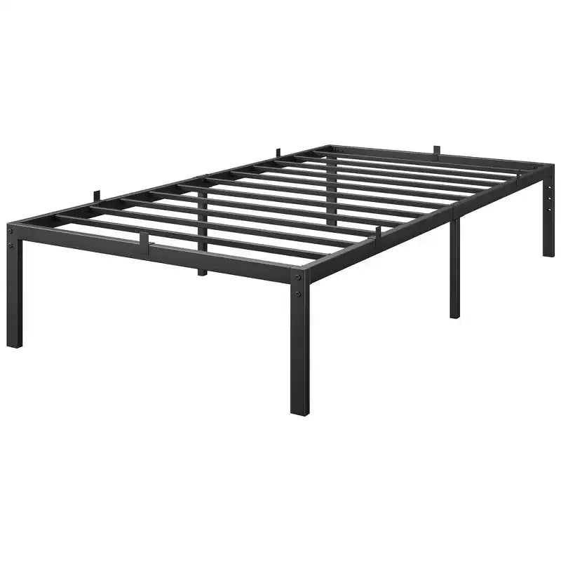 Metal Platform Bed Frame, 14 Inch Full/Queen Heavy Duty Bed Frames, Sturdy Steel Slat Support, No Box Spring Needed, Easy to Assemble