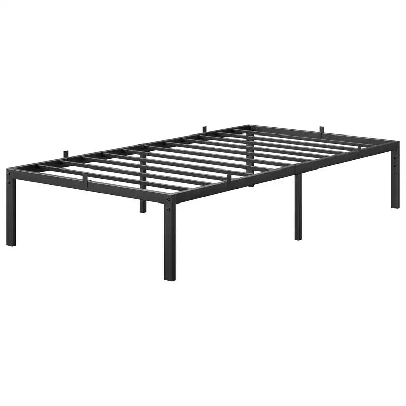 Metal Platform Bed Frame, 14 Inch Full/Queen Heavy Duty Bed Frames, Sturdy Steel Slat Support, No Box Spring Needed, Easy to Assemble