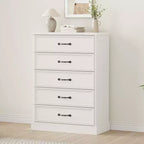 5 Dresser for Bedroom, Vertical Drawer Dresser with Storage Freestanding, Wooden Closet Storage Chest for Living Room, Bedroom, Entryway