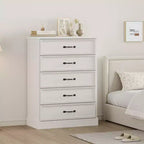 5 Dresser for Bedroom, Vertical Drawer Dresser with Storage Freestanding, Wooden Closet Storage Chest for Living Room, Bedroom, Entryway