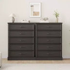 5 Dresser for Bedroom, Vertical Drawer Dresser with Storage Freestanding, Wooden Closet Storage Chest for Living Room, Bedroom, Entryway