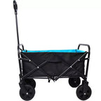 Foldable Garden Shopping & Beach Cart, Metal Material,for Outdoor Use