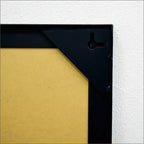 Vintage Industrial Wall Mirror with High-Definition Glass