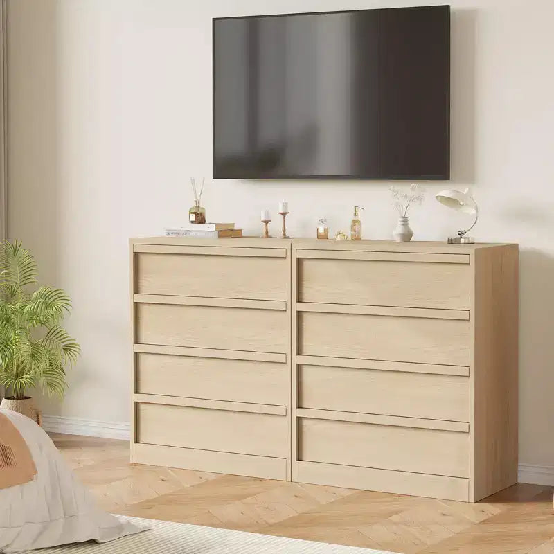 4 Drawer Dresser for Bedroom, 39''Nightstand 4 Chest of Drawers with Large Storage,Modern Bedside End Table for Living Room, Nursery, Entryway