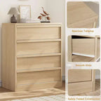 4 Drawer Dresser for Bedroom, 39''Nightstand 4 Chest of Drawers with Large Storage,Modern Bedside End Table for Living Room, Nursery, Entryway