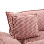 84 Inch Corduroy Couch Loveseat Sofa with 2 Pillows for Living Room,Small Space,Office,Apartment