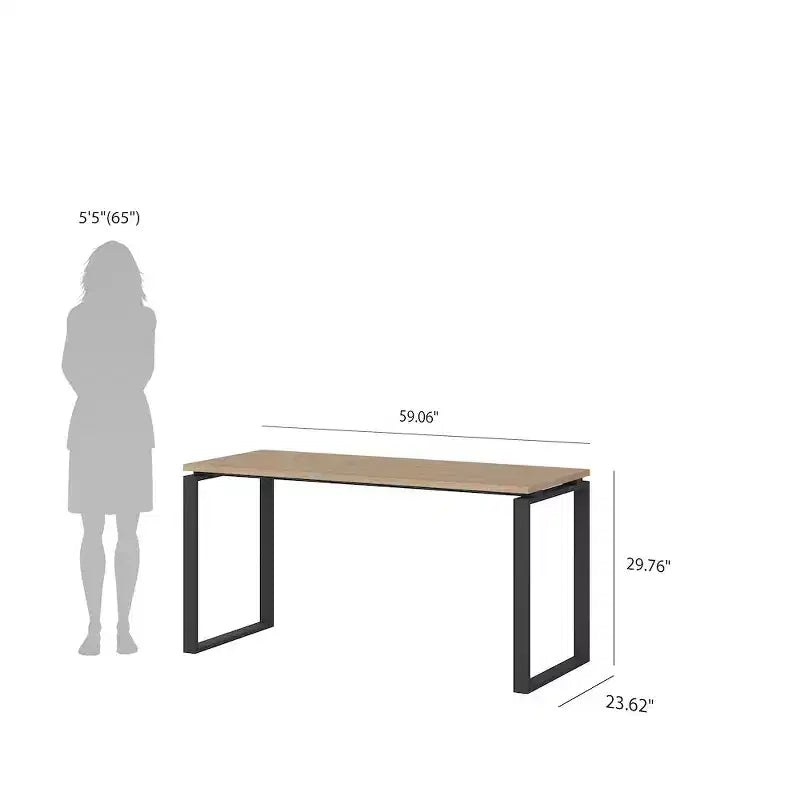 Home Office Writing Office Desk, 59 in.