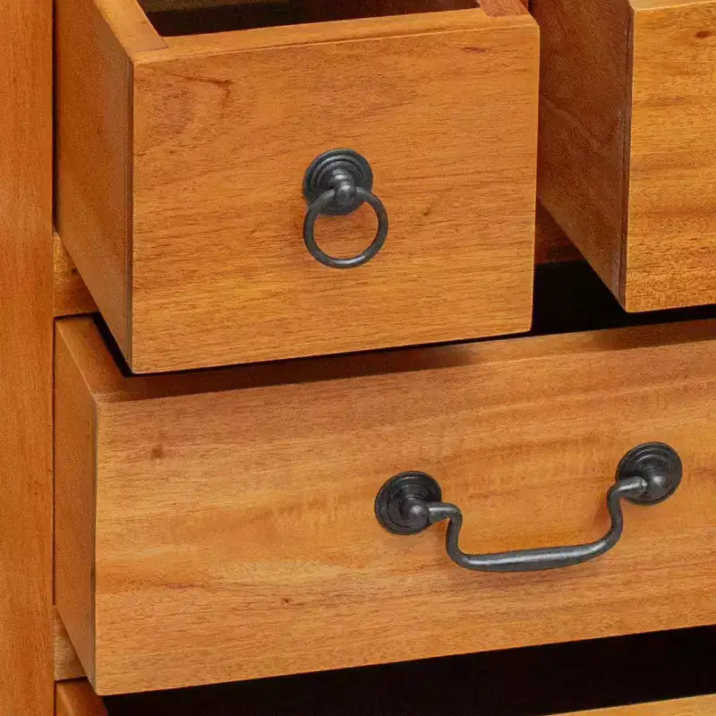 Chest of Drawers with Drawer Natural 17.72 x 13.78 x 39.57 in