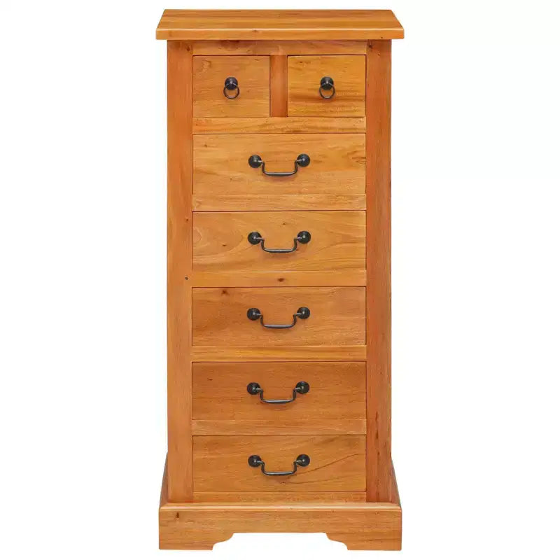Chest of Drawers with Drawer Natural 17.72 x 13.78 x 39.57 in