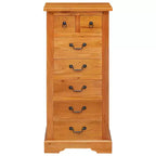Chest of Drawers with Drawer Natural 17.72 x 13.78 x 39.57 in