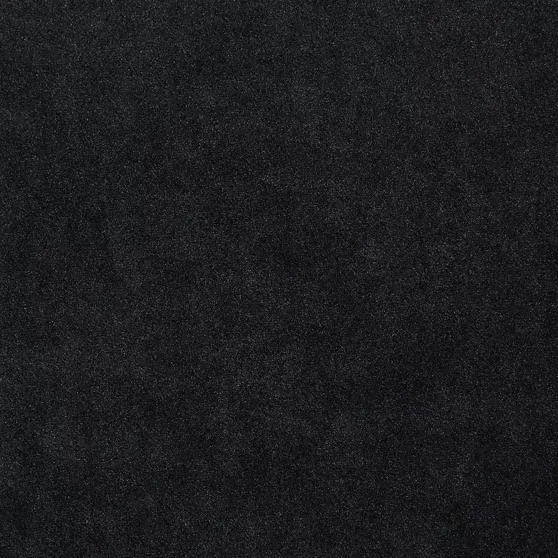 Black Finish Velvet Upholstered Counter Stool