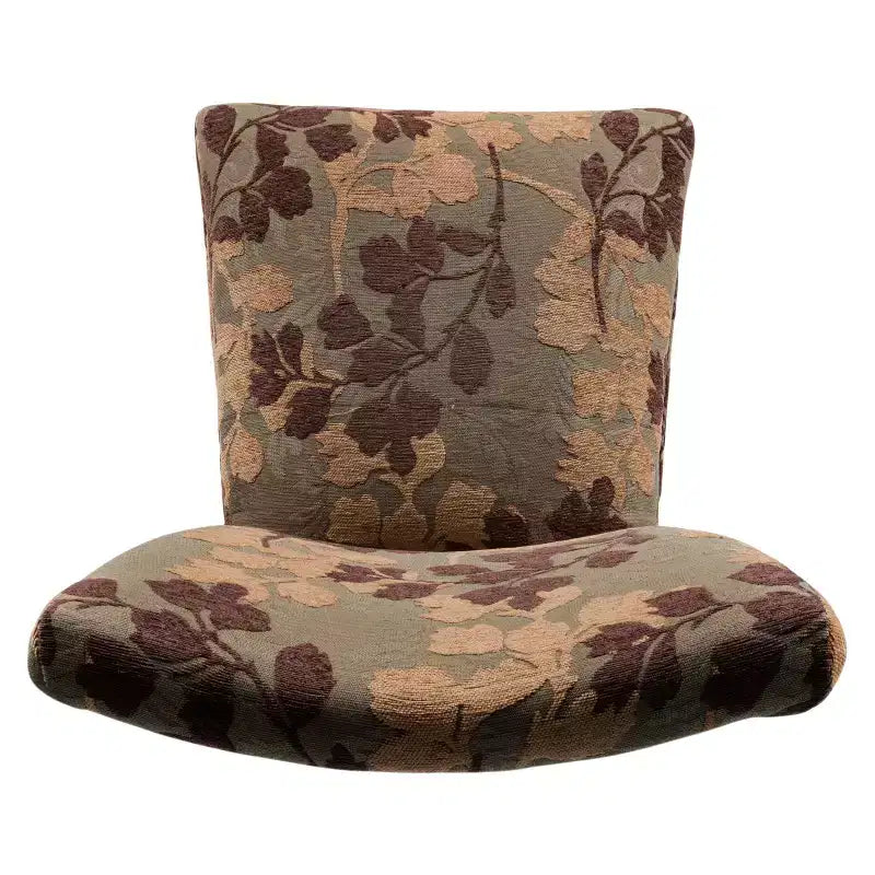 Dining Chair Brown/Tan - : Upholstered, Wood Legs, Foam Cushion, Spot Clean