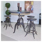 Adjustable Crank Dining Table