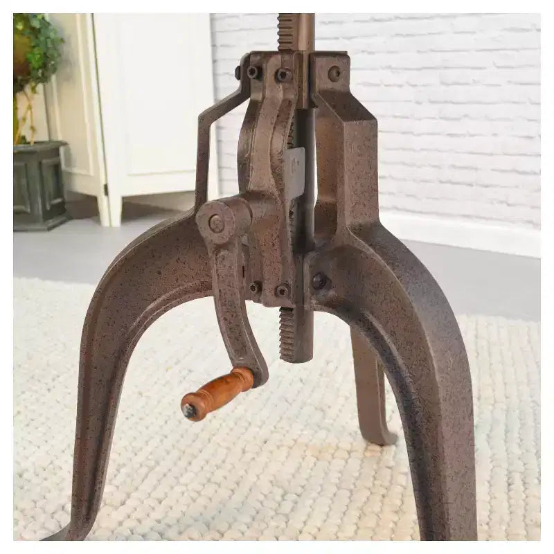 Adjustable Crank Dining Table