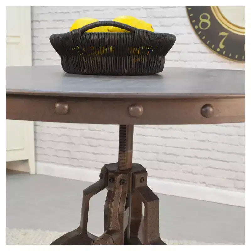 Adjustable Crank Dining Table
