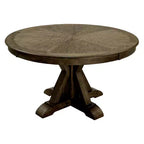 HOMES: Inside + Out Iohomes Jellison Transitional Round Dining Table Light Oak