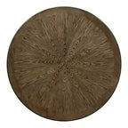 HOMES: Inside + Out Transitional Round Dining Table Light Oak