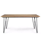 66"X40" Dining Table Natural
