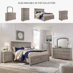 Dresser Light Gray - : Traditional 7-Drawer Storage