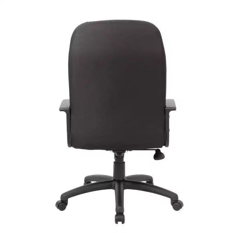 Mid Back Fabric Managers Chair Black - : Ergonomic, Swivel, Adjustable Height, Metal Frame
