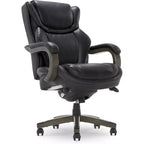 Big & Tall Executive Chair Bonded Leather Black - : Ergonomic, Adjustable, Comfort Core