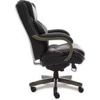 Big & Tall Executive Chair Bonded Leather Black - : Ergonomic, Adjustable, Comfort Core