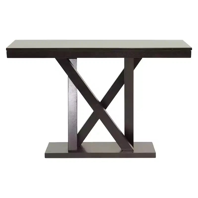 Modern Sofa Table Dark Brown