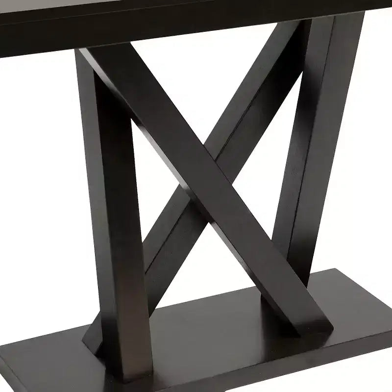Modern Sofa Table Dark Brown