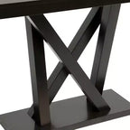 Modern Sofa Table Dark Brown