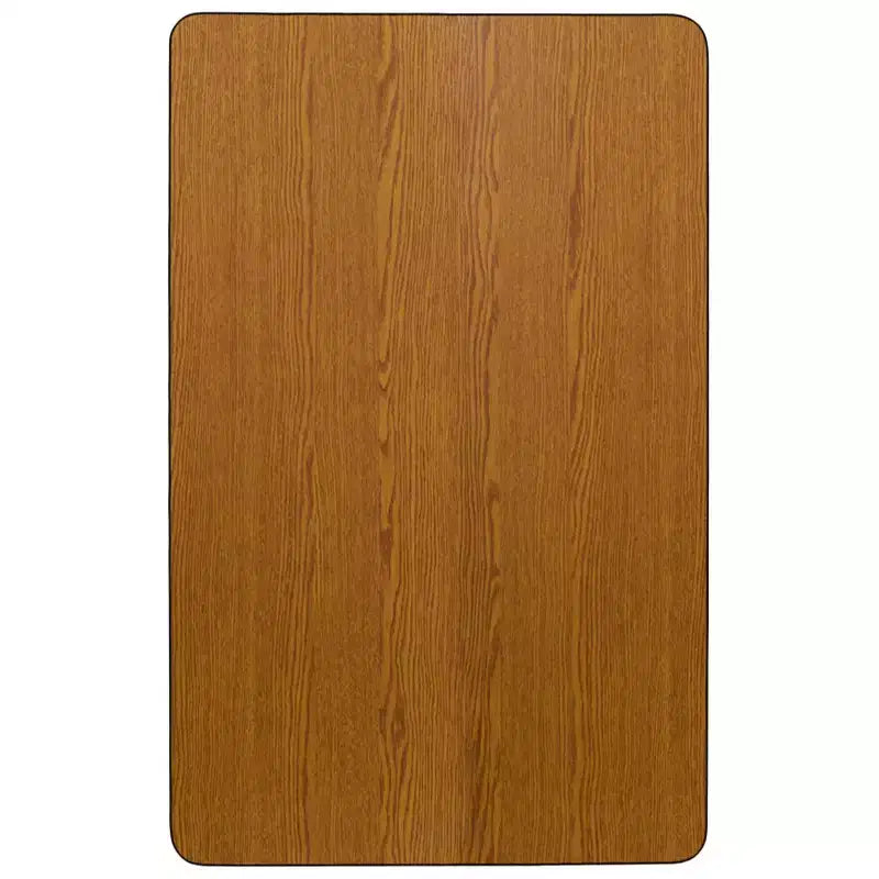 30''W x 72''L Rectangular Thermal Laminate Activity Table - Height Adjustable Short Legs