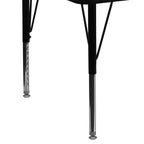 30''W x 72''L Rectangular Thermal Laminate Activity Table - Height Adjustable Short Legs
