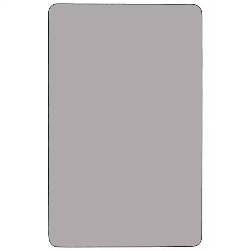 30''W x 72''L Rectangular Thermal Laminate Activity Table - Height Adjustable Short Legs