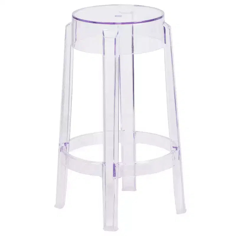 Flash Furniture 25.75'' High Transparent Counter Height Stool