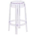 Flash Furniture 25.75'' High Transparent Counter Height Stool